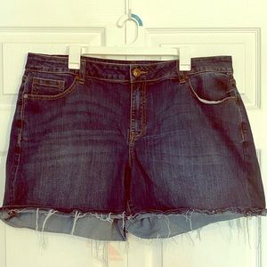 Lane Bryant girlfriend denim shorts